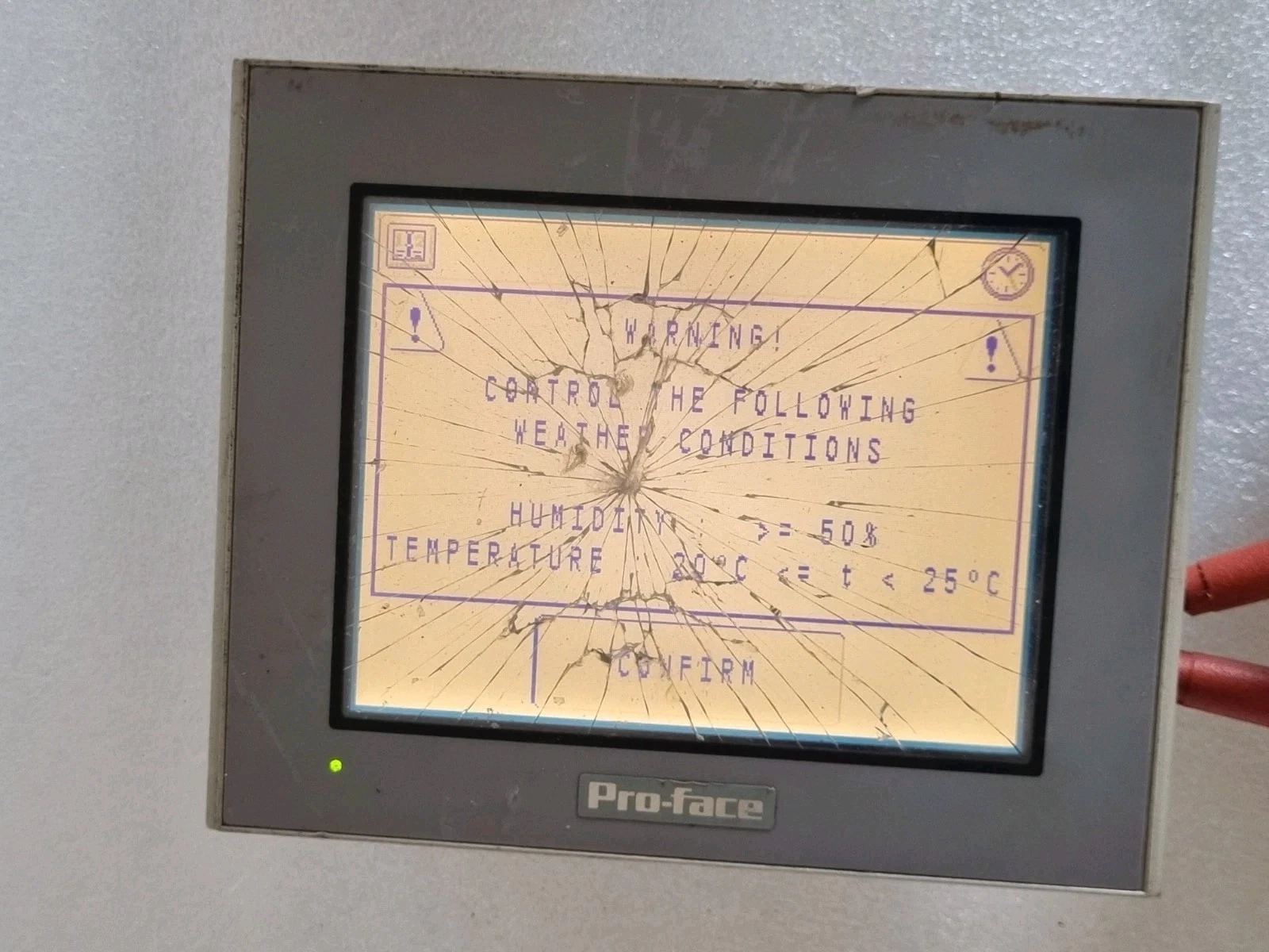 PROFACE 3710010-02 TOUCH PANEL AST3302-B1-D24 24VDC 0.75A (TOUCH NOT WORKING)